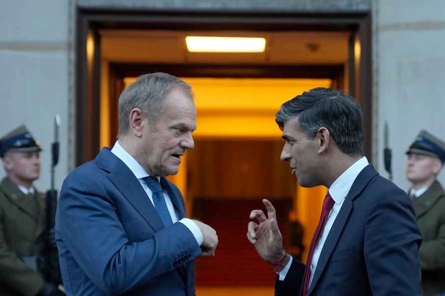 Rishi Sunak meets Donald Tusk