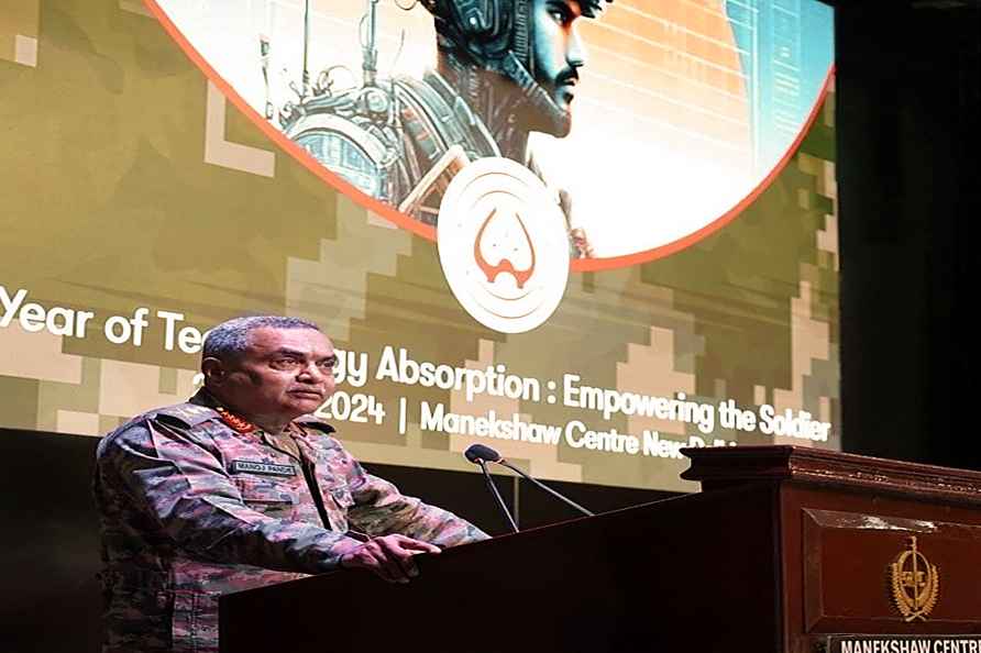 Army Chief Manoj Pande at a Seminar