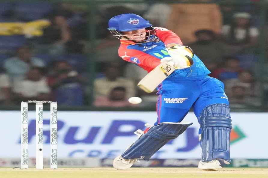 New Delhi: Delhi Capitals’ Jake Fraser-McGurk plays a shot during...?