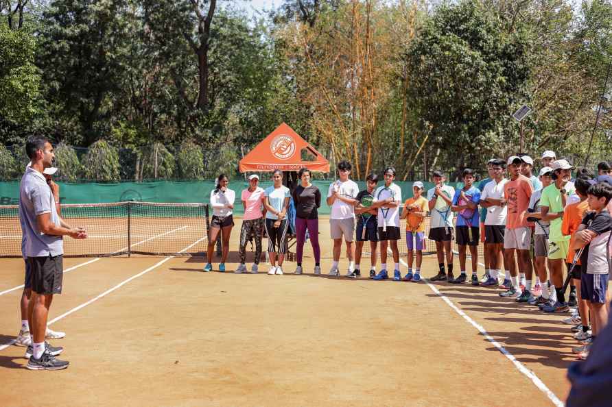 Yuki at the RG Tennis Academy