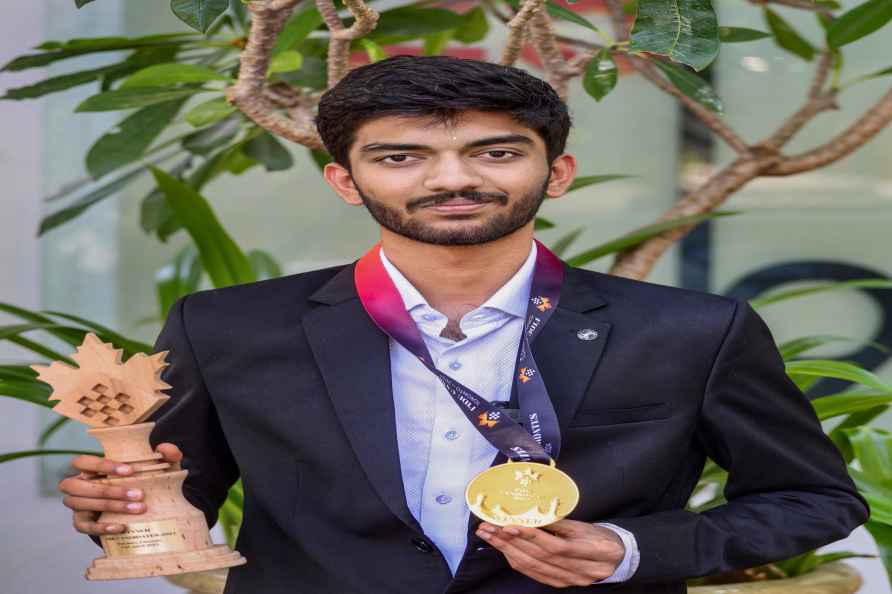 Chennai: FIDE Candidates 2024 winner Grandmaster Dommaraju Gukesh...