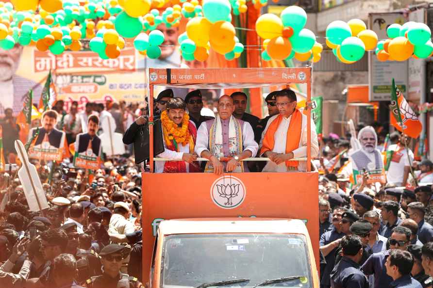 Manoj Tiwari nomination for Lok Sabha election