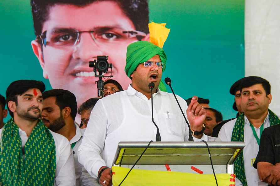 Dushyant Chautala campaigns for LS polls