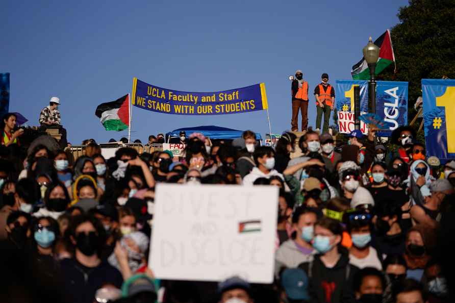 Protest at UCLA campus