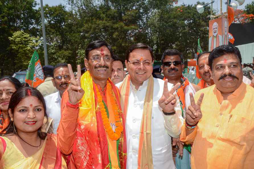 Ranchi BJP candidate files nomination