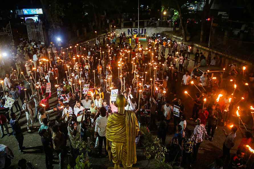 Protest against Prajwal Revanna