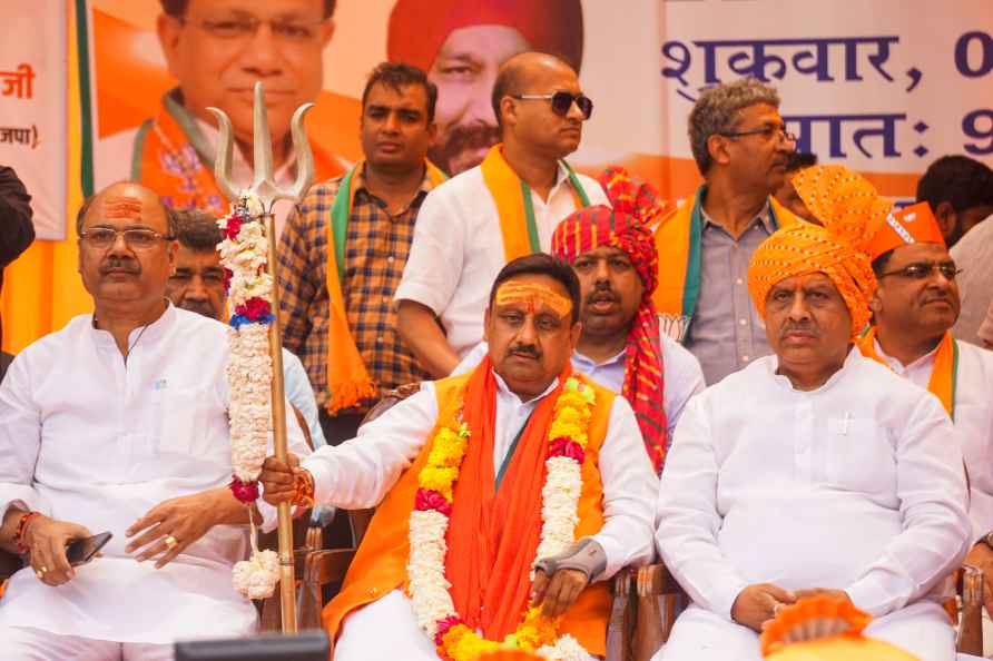 BJP Chandni Chowk candidate's rally