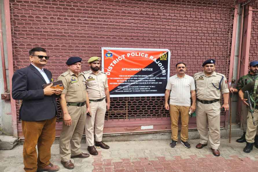 JK police seizes property in Rajouri