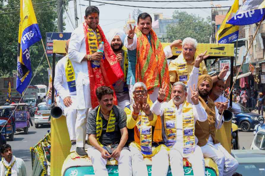 Mahabal Mishra nomination rally in Delhi