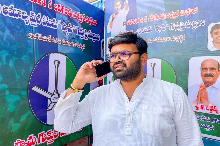 YSR Congress Party candidate KRJ Bharath