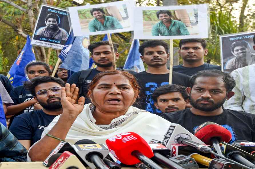 Hyderabad: Former University of Hyderabad student Rohith Vemula'...