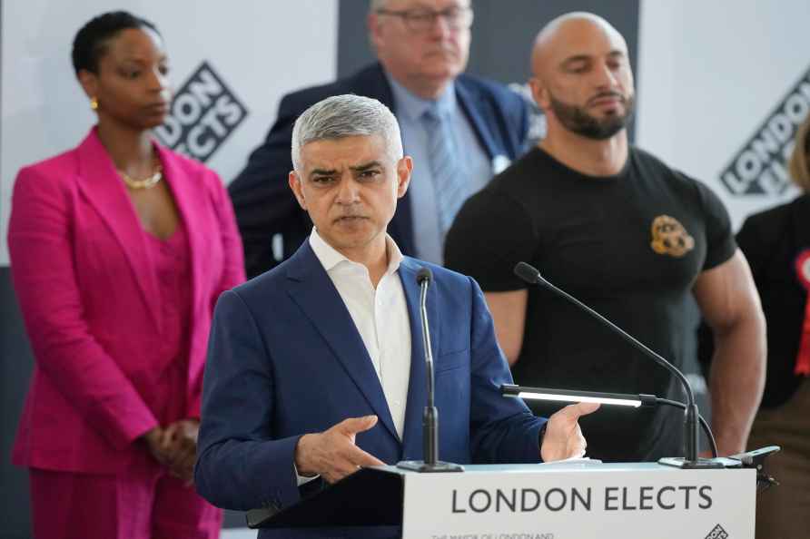 Labour Party's Sadiq Khan re-elected Mayor of London