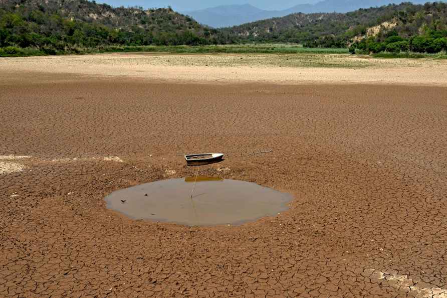 Dry bed of dam near Chandigarh