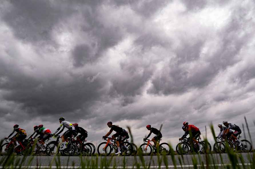 Cyclists during Giro d'Italia