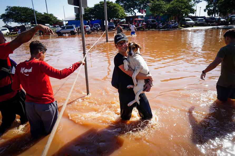 Heavy rains in Porto Alegre