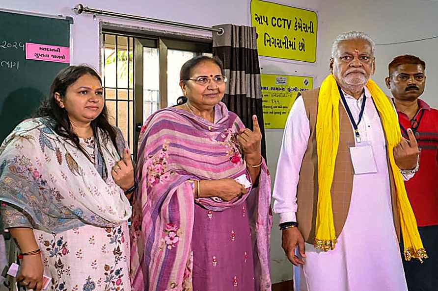 3rd phase of LS polls: Parshottam Rupala votes