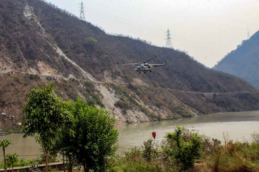 Forest fire in Pauri Garhwal