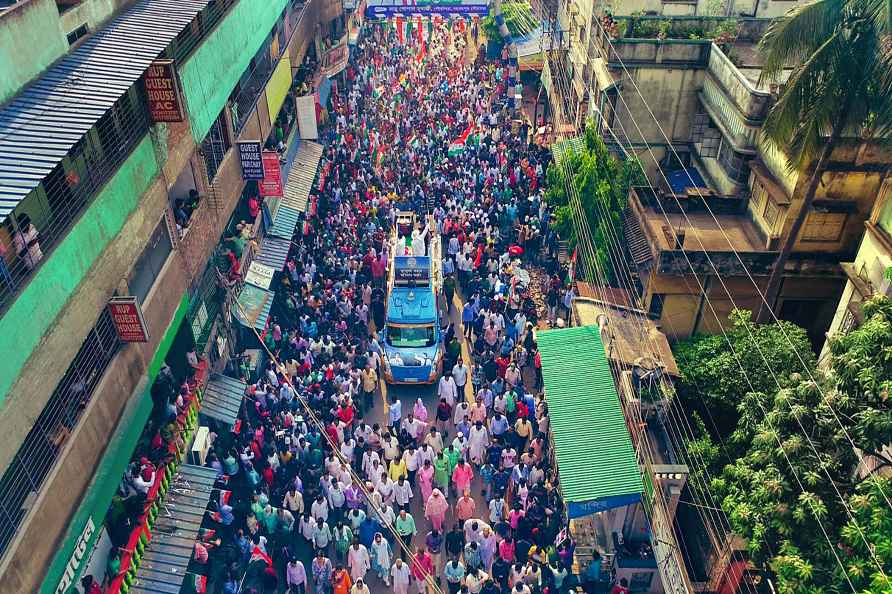 Abhishek Banerjee campaigns in Murshidabad