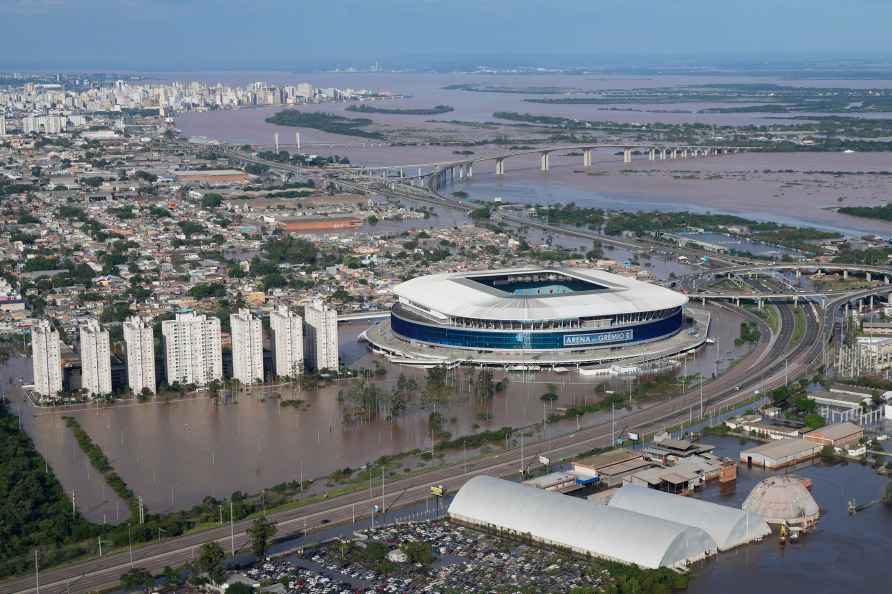 Heavy rain in Porto Alegre