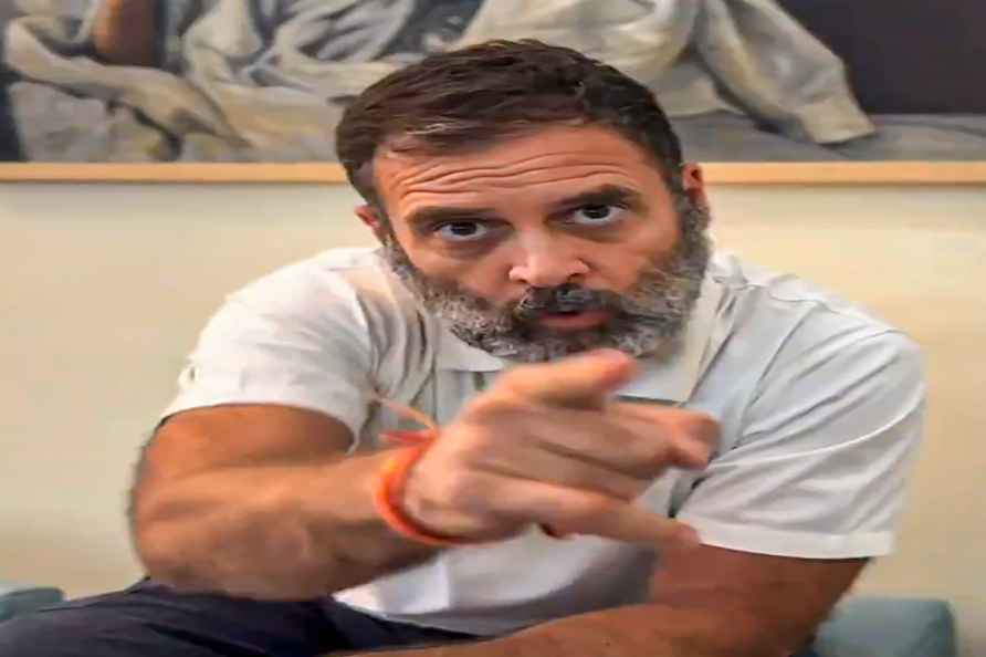 Rahul Gandhi speaks in a video message to PM Modi