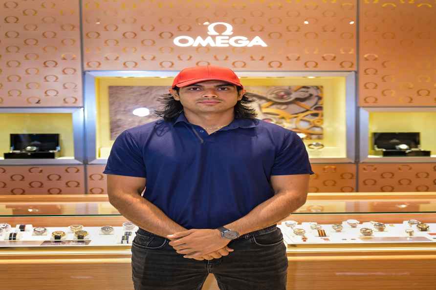 Neeraj Chopra at OMEGA event