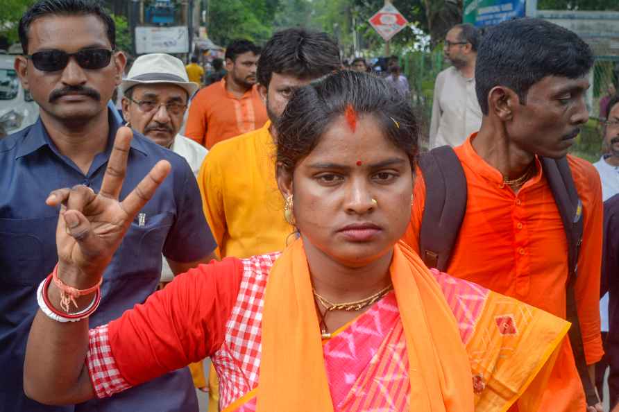 Rekha Patra files nomination in West Bengal