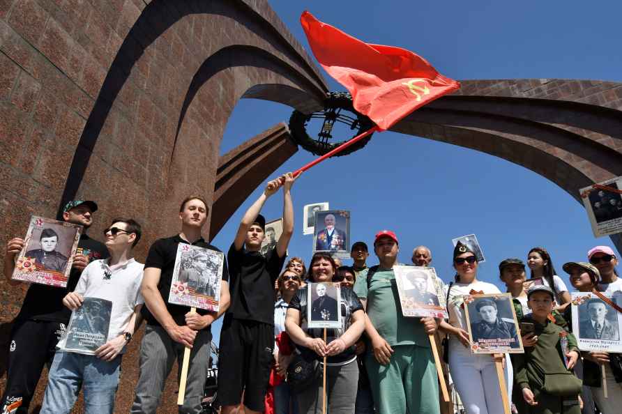 Immortal Regiment action in Bishkek