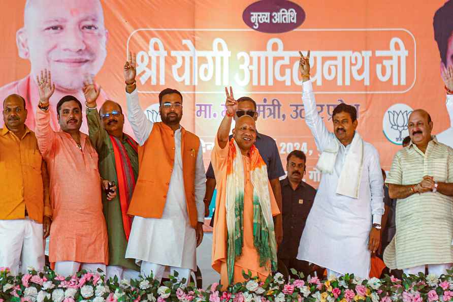 CM Yogi campaigns in Lakhimpur Kheri