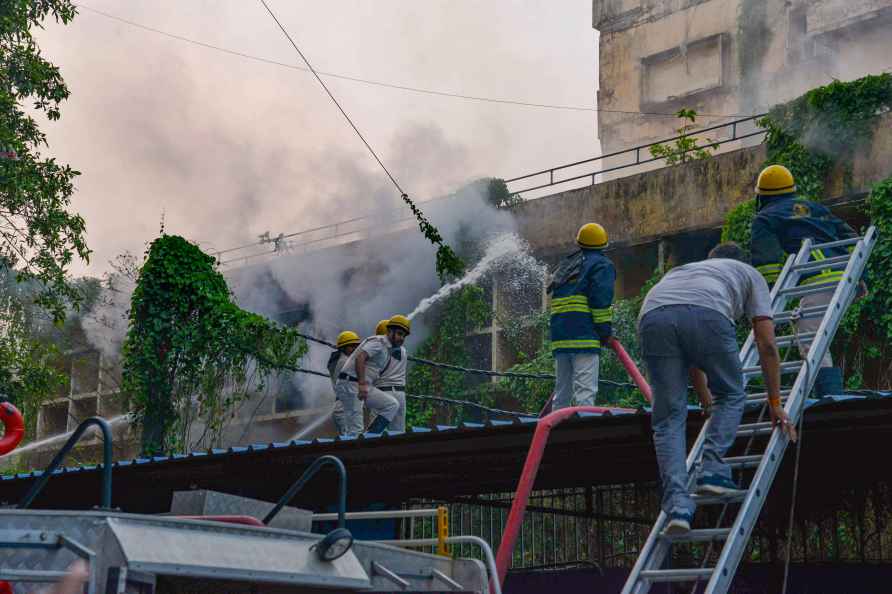 Fire at BSNL office in Patna