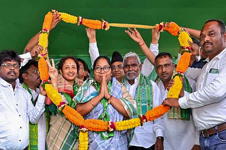 Anjani Soren files nomination from Mayurbhanj