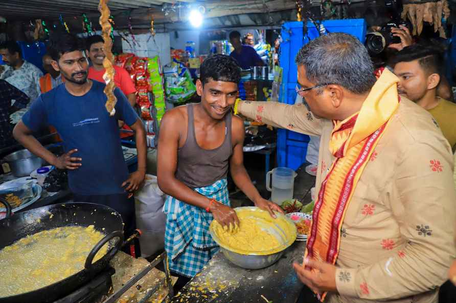 Dharmendra Pradhan campaigns in Odisha