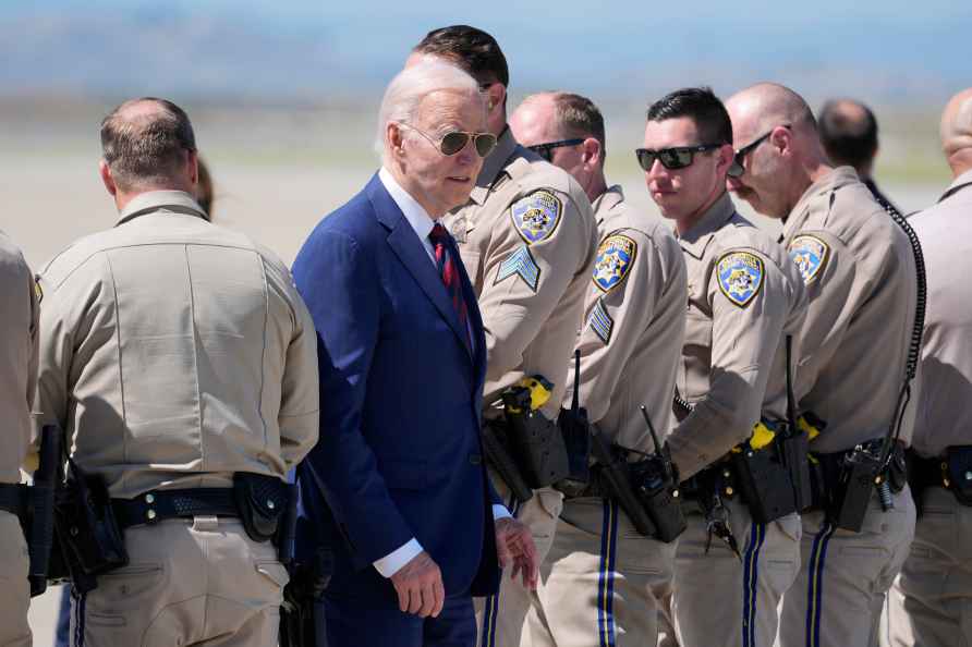 Joe Biden in Mountain View, Calif