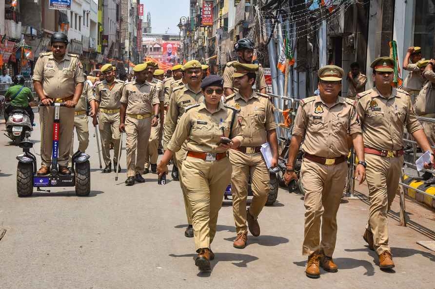 Security preparations for PM Modi's road show