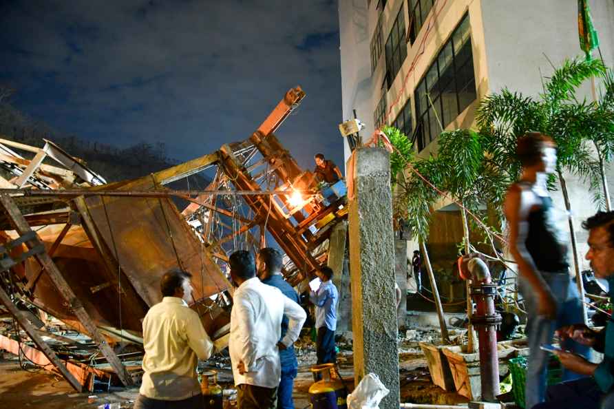 Under-construction parking tower collapse in Mumbai