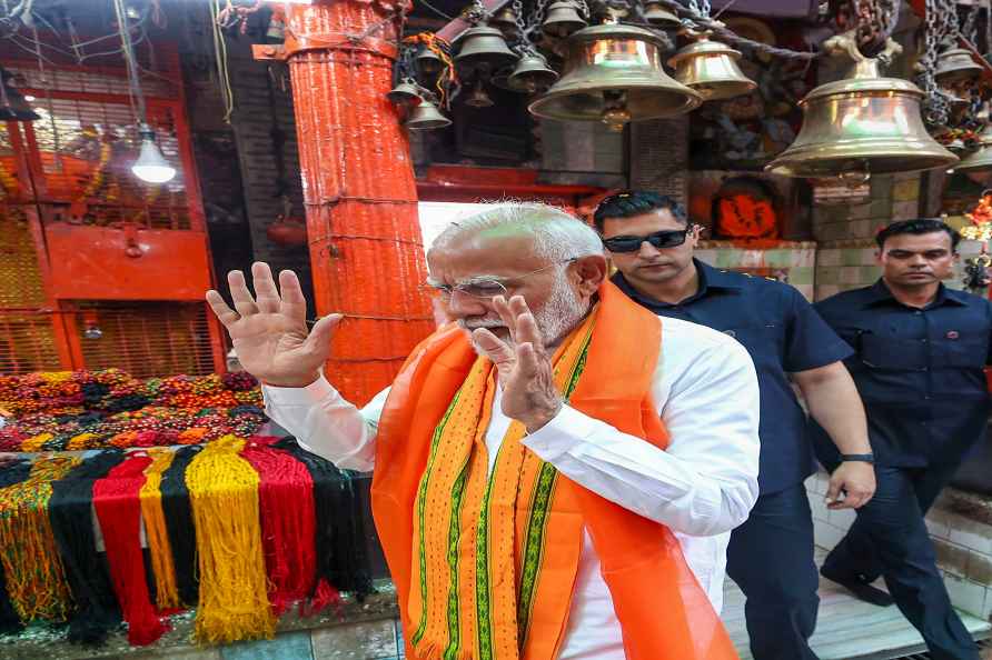 PM Modi at Kaal Bhairav temple