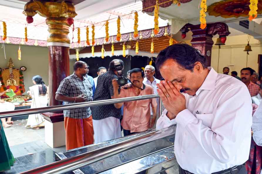 ISRO Chief at Udiyannoor Devi temple