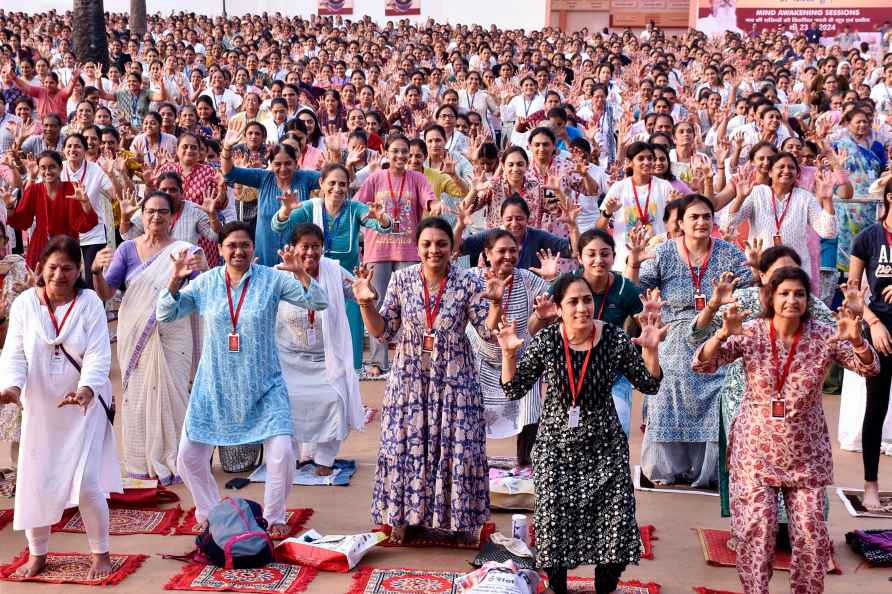 Yoga session in Surat