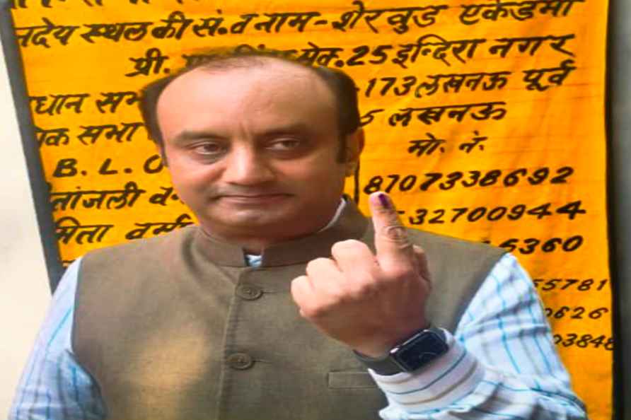 5th phase of LS polls: Sudhanshu Trivedi votes