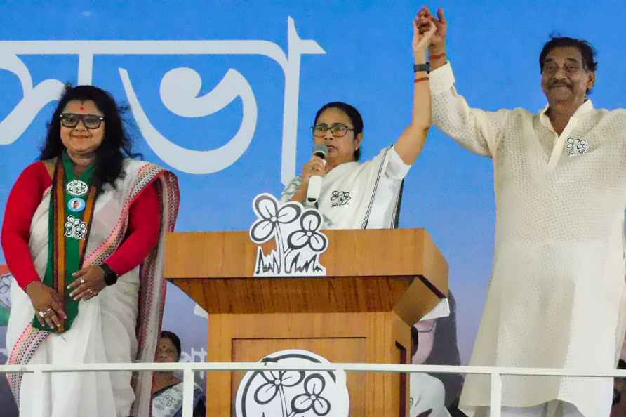 Bankura: TMC supremo and West Bengal Chief Minister Mamata Banerjee...