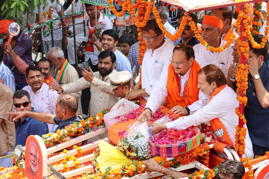 BJP roadshow in Rohtak