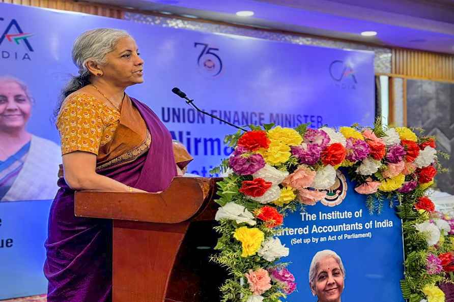 Nirmala Sitharaman at ICAI event