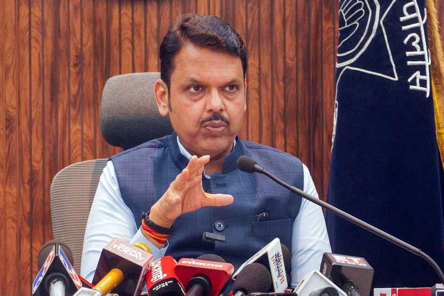 Fadnavis addresses media