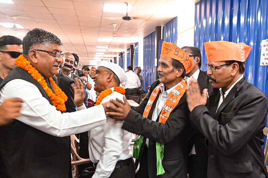 Ravi Shankar Prasad in Patna