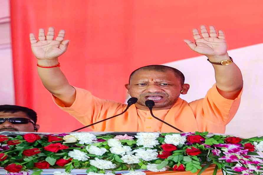 Yogi campaigns in Jaunpur