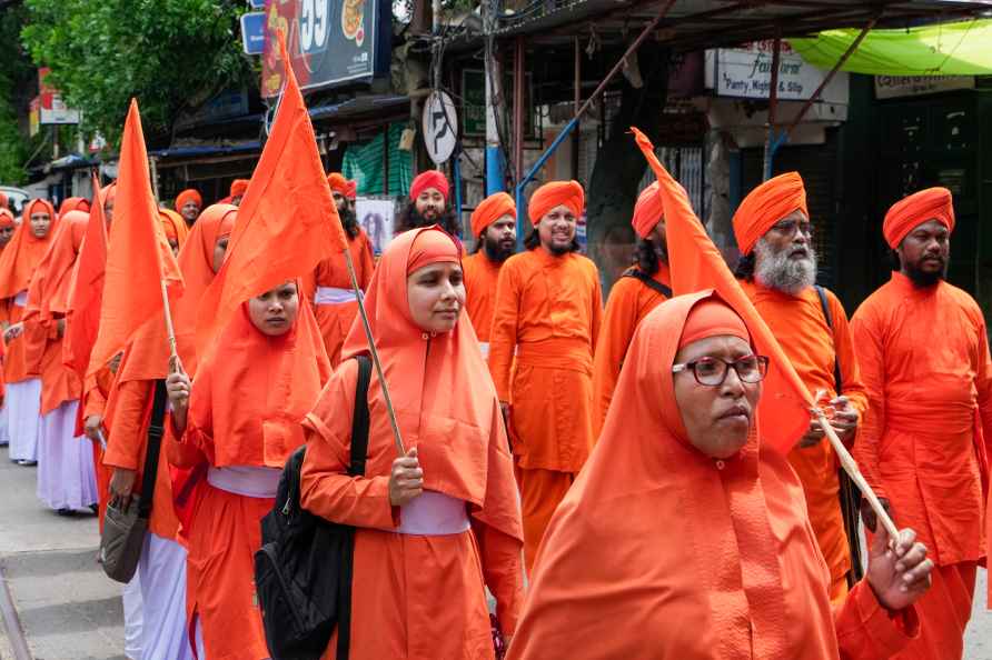 Birth anniversary of Anandamurti in Kolkata