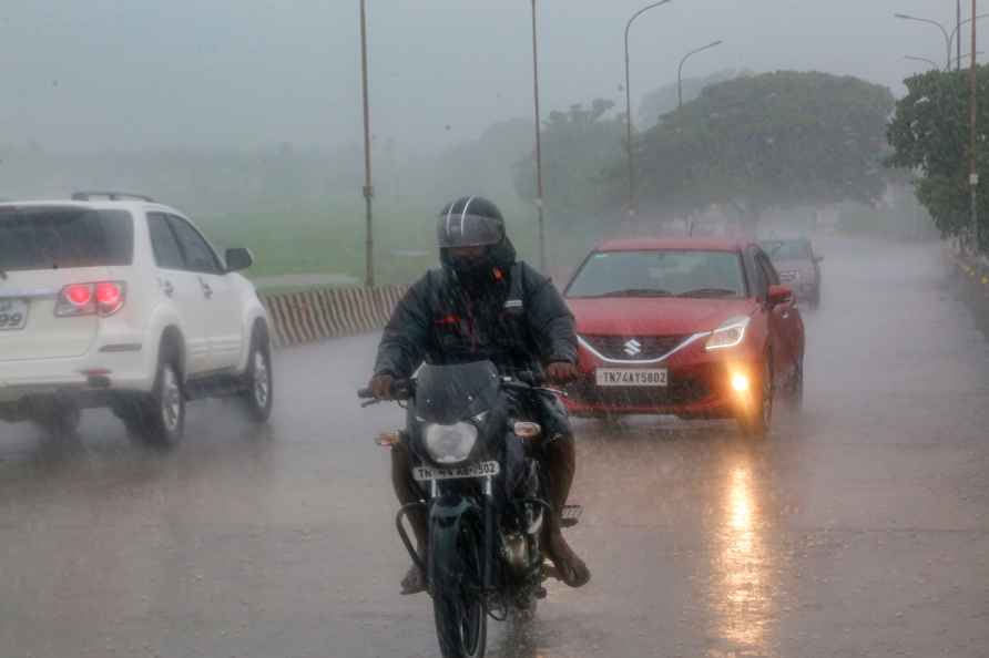 Weather: Rains in Nagercoil