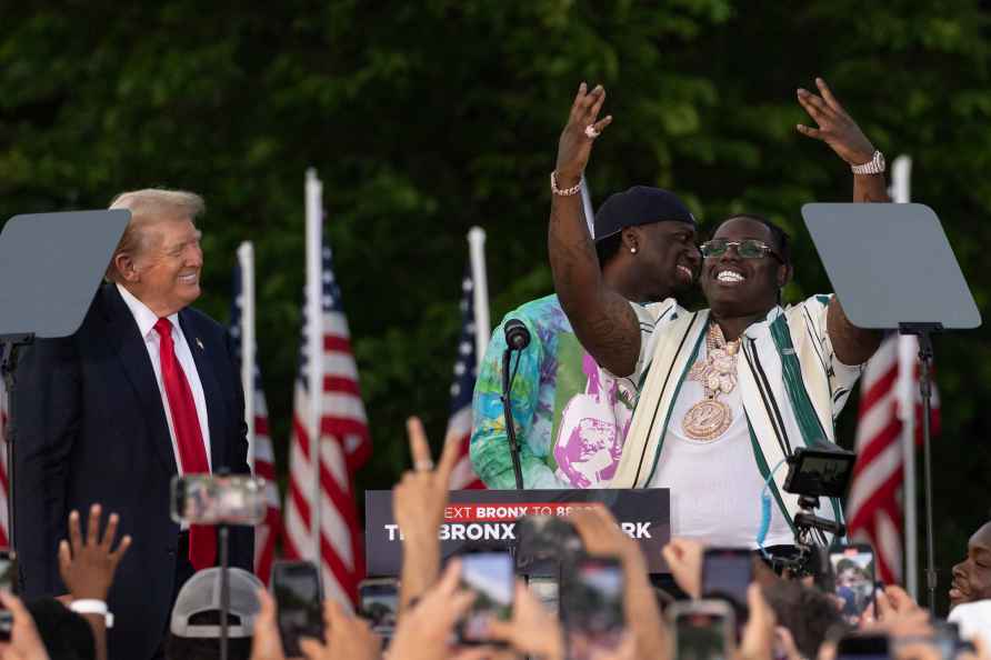 Rappers Sheff G, right, also known as Michael Williams, and Sleepy...