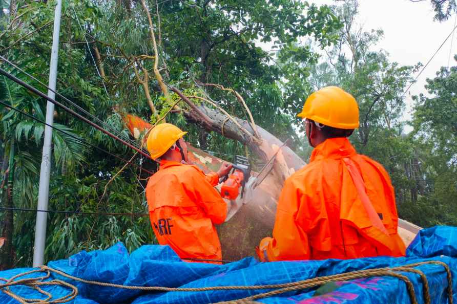 Aftermath of Cyclone Remal's landfall