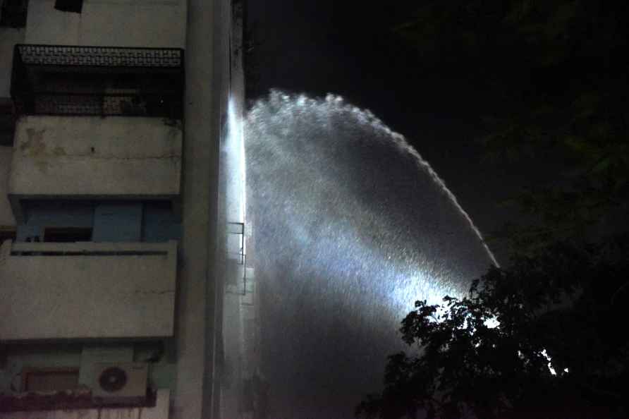 Fire at Surya Apartment in Patna