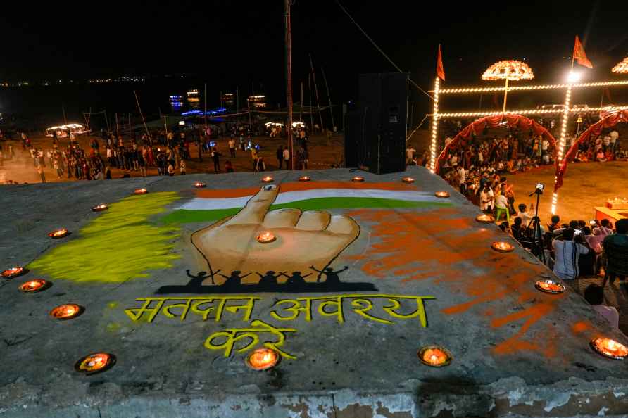 Aarti at Assi Ghat in Varanasi